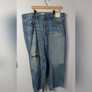 NWT Universal Thread 90s Baggy Jeans | Size‎ 17 Regular | Patchwork, Distressed